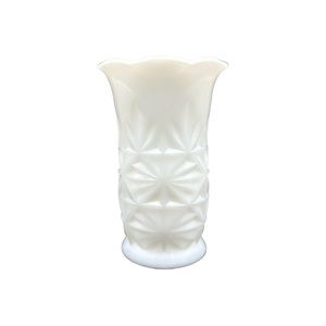 Vintage Hazel Atlas Milk Glass Vase